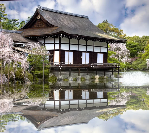 Nice view with temple at Japan — Stock Photo, Image
