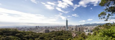 Taipei, Tayvan akşam manzarası