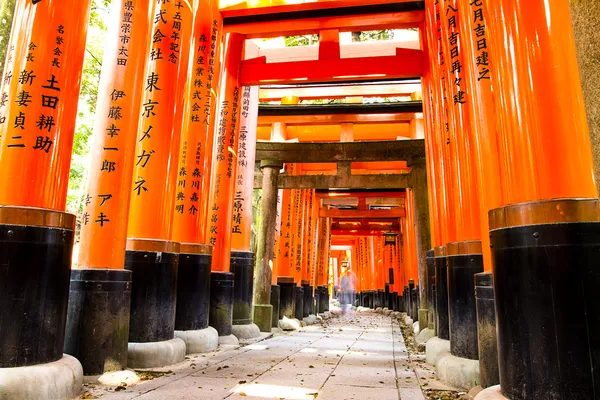 Santuario de Fushimi Inari Taisha - Kioto —  Fotos de Stock