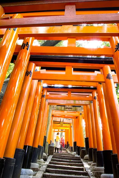 Santuario de Fushimi Inari Taisha - Kioto — Foto de Stock