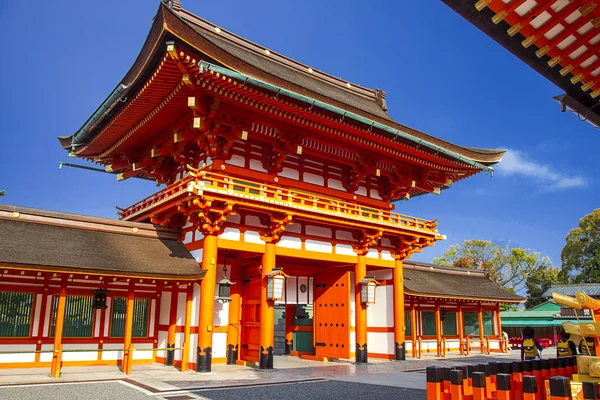 Fushimi-Inari Taisha Shrine - Кіото — стокове фото