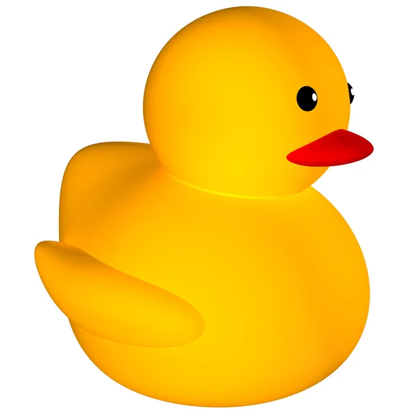 Lastik ördek simgesi — Stok fotoğraf