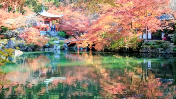 Time lapse of Daigo-ji — Stock Video