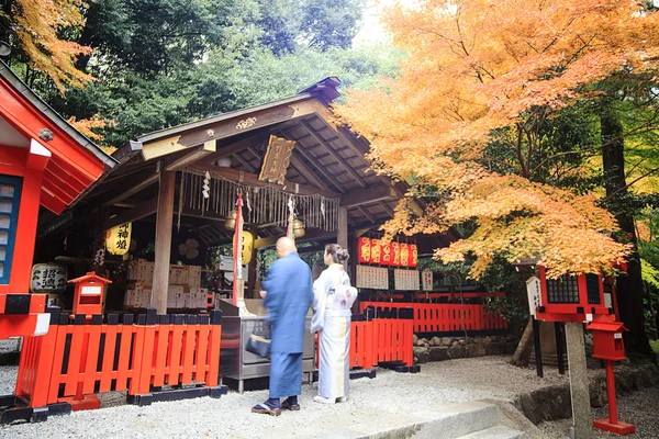 Val seizoen in kyoto — Stockfoto