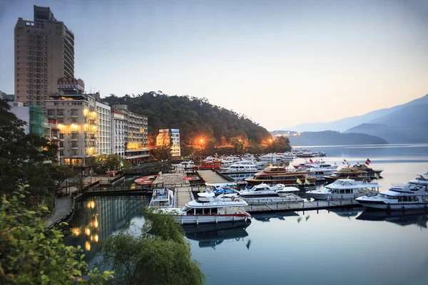 A view of the famous Sun Moon Lake in Taiwan — Stock Photo, Image