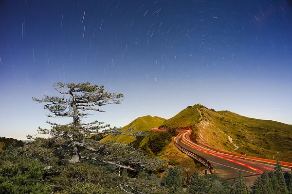 Bella vista in alta montagna — Foto Stock