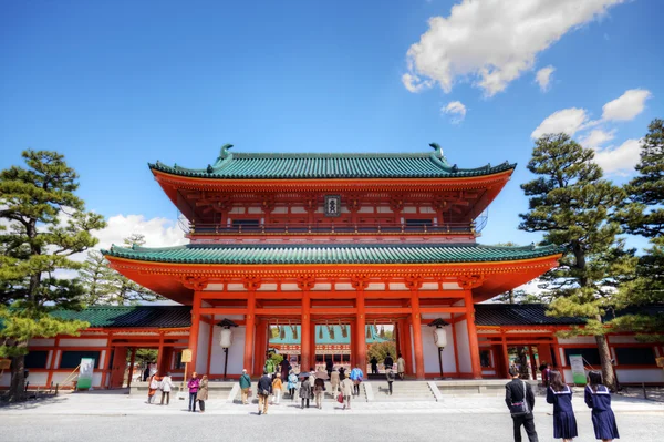 Heian jingu Przybytek — Zdjęcie stockowe