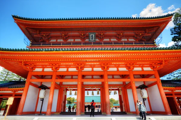 Heian jingu Przybytek — Zdjęcie stockowe