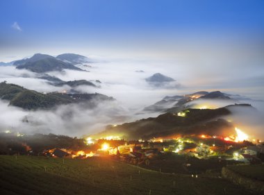 dağa güzel geceler görünümünde