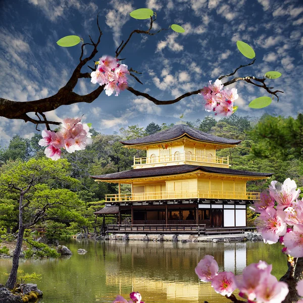 Temple of the Golden Pavilion — Stock Photo, Image