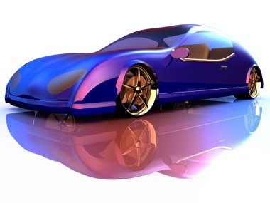 markalı olmayan genel konsept otomobil