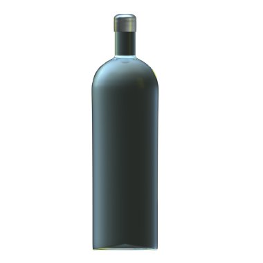 fles wodka met zilveren GLB