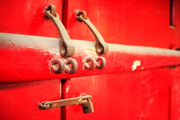 View of padlock in detail — Stock Photo, Image