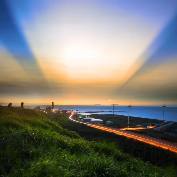 Belo pôr do sol — Fotografia de Stock