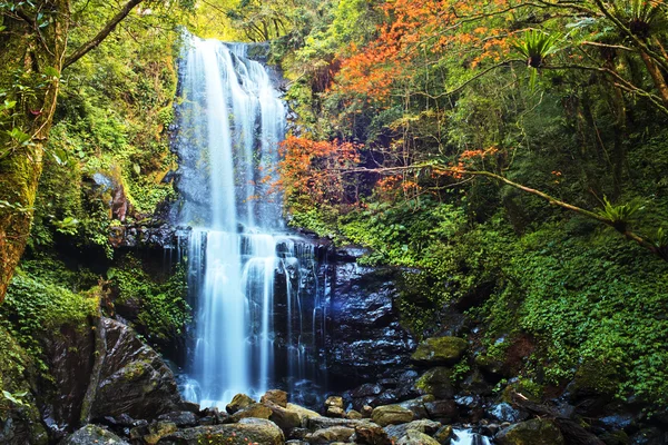 Waterfall at fall, Taiwan — Stock Photo, Image