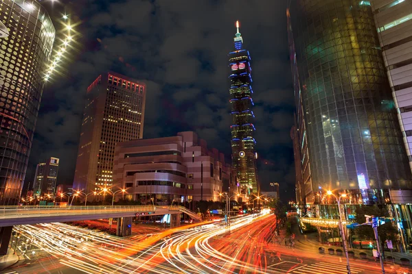 Schöne Aussicht auf taipei city, taiwan — Stockfoto