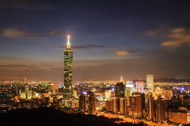 güzel görünüm taipei city, Tayvan