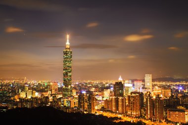 güzel görünüm taipei city, Tayvan