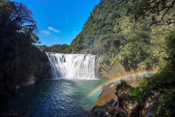 Waterfall in shifen taiwan — Stock Photo, Image