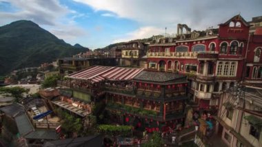 Hillside bağlıyordun içinde jiufen, Tayvan.