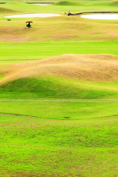 Mooie golf plaats met mooie achtergrond — Stockfoto