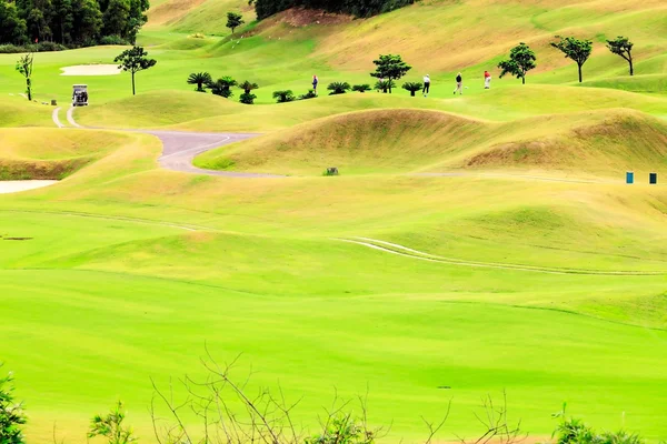 Красиве місце для гольфу з гарним тлом — стокове фото