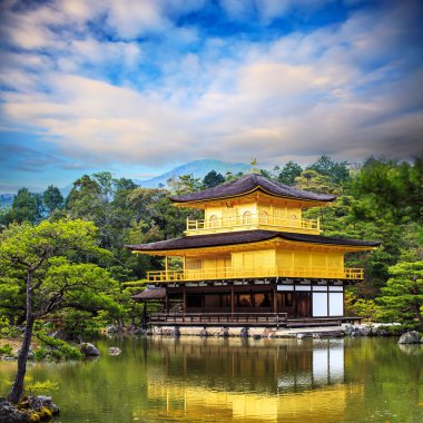 Altın köşk (kinkakuji Tapınağı) kyoto, Japonya
