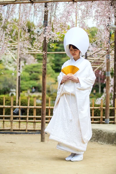 Célébration d'un mariage typique au Japon — Photo