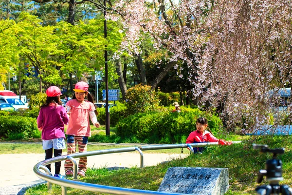 Sakura säsong i Kyoto, Japan — Stockfoto