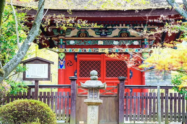 Sanjeong Temple with nice sakura at spring season — Stock Photo, Image