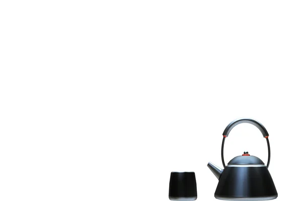 Xícara de chá e hortelã com fundo agradável — Fotografia de Stock