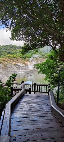 Sulfur Valley Taiwan Nov 2021 Sulfur Valley Yangmingshan National Park — Stock Photo, Image