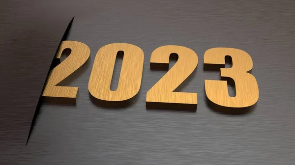 2021 Vége Kezdete 2023 Tervek Célok Célkitűzések — Stock Fotó