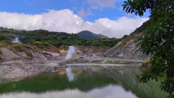 Svaveldalen Taiwan Nov 2021 Svaveldalen Yangmingshan National Park Taiwan — Stockvideo