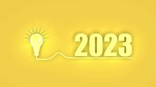 Рендеринг Початок Нового Року 2023 Плани Цілі Завдання — стокове фото