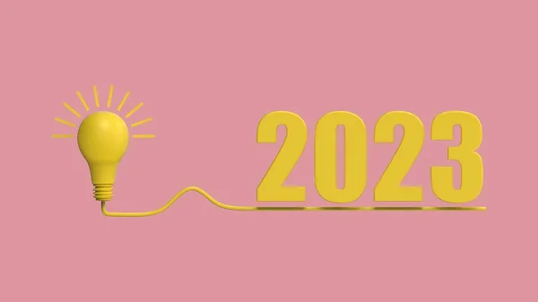 Yeni Yıl Sunumu 2023 Planları Hedefleri Hedefleri — Stok fotoğraf