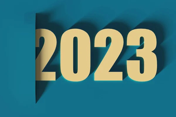 Рендеринг Початок Нового Року 2023 Плани Цілі Завдання — стокове фото