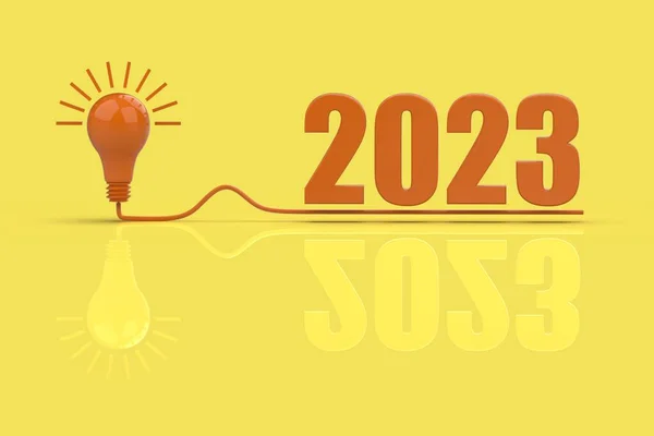 Weergave Van Het Begin Van Het Nieuwe Jaar 2023 Plannen — Stockfoto