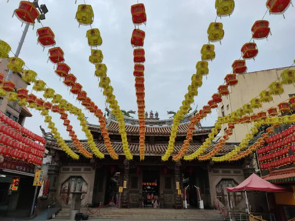 Templo Lukang Tianhou Zhanghua Março 2022 Templo Lugang Tianhou Monumento — Fotografia de Stock