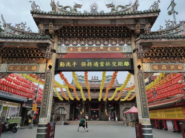 Lukang Tianhou Tempel Zhanghua Mrt 2022 Lugang Tianhou Tempel Een — Stockfoto