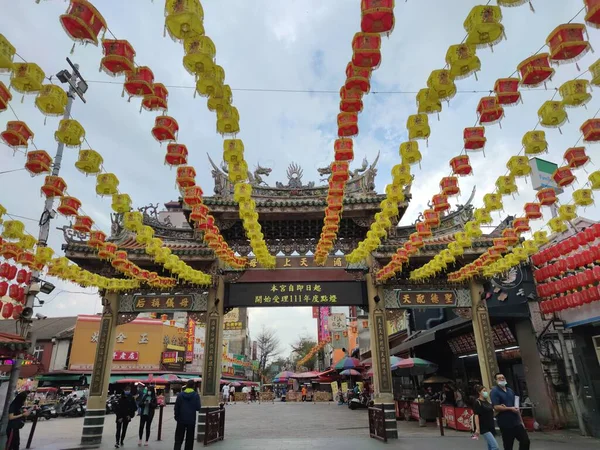 Lukang Tianhou Tempel Zhanghua März 2022 Der Lugang Tianhou Tempel — Stockfoto