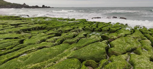 Laomei Green Stone Trough Located Shimen District North Coast Every — Stock Photo, Image