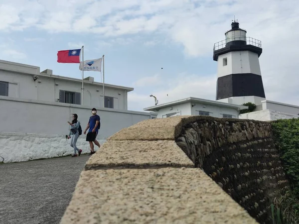 Fuguijiao Vuurtoren 1800 Vuurtoren Het Meest Noordelijke Punt Van Taiwan — Stockfoto