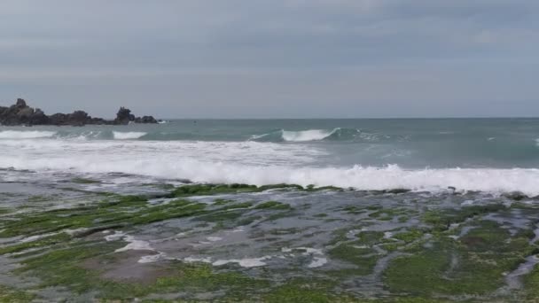 Laomei Green Stone Trough Trova Nel Distretto Shimen Sulla Costa — Video Stock