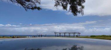 Dulan Denizi Manzara Platformu, Taitung, Taitung 'un güzel sahil şeridinin tadını çıkarın.