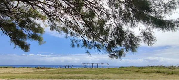 位于台东的独兰海观景台 欣赏台东美丽的海岸线 — 图库照片