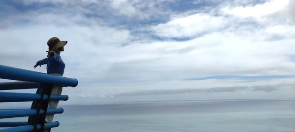 Das Nantian Observation Deck Taitung Genießt Die Wunderschöne Küste Von — Stockfoto