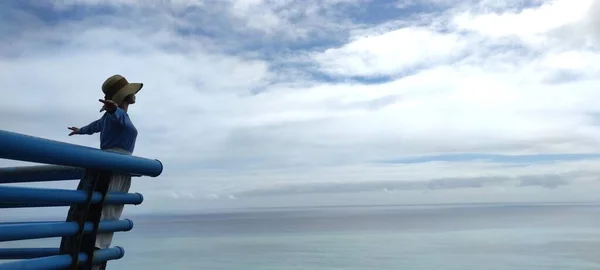Nantian Observation Deck Taitung Podziwiać Piękne Wybrzeże Taitung — Zdjęcie stockowe