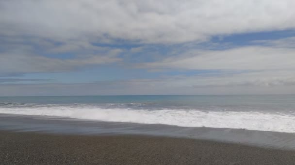 Duli Beach Terra Céu Taitung Goza Bela Costa Taitung Taiwan — Vídeo de Stock