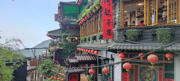 Jioufen Village Taipeh April 2022 Schöne Aussicht Auf Jioufen Village — Stockfoto